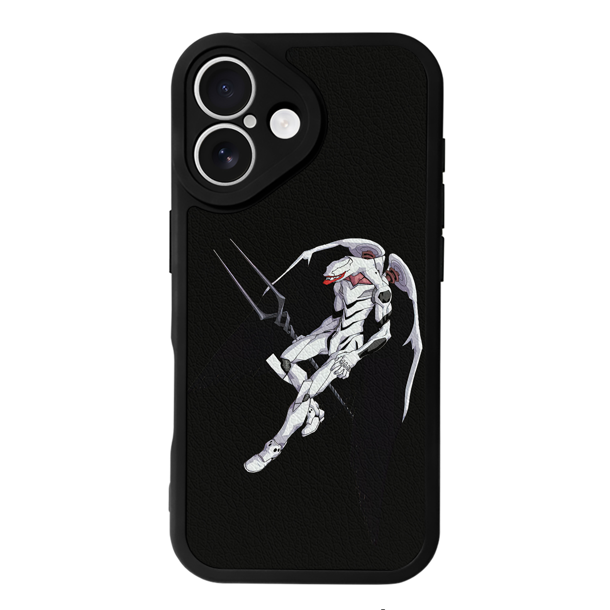 （画像用） EVA 新世紀エヴァンゲリオン 【iPhone 16シリーズ対応】シリコンスマホケース（レザー調） 材質：シリコン